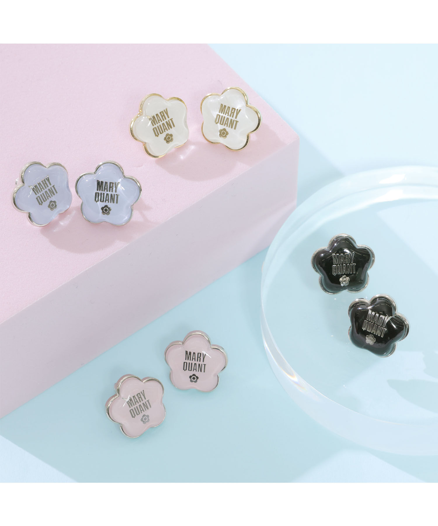MARY QUANT「アクリルカバー ピアス」|ピアス|