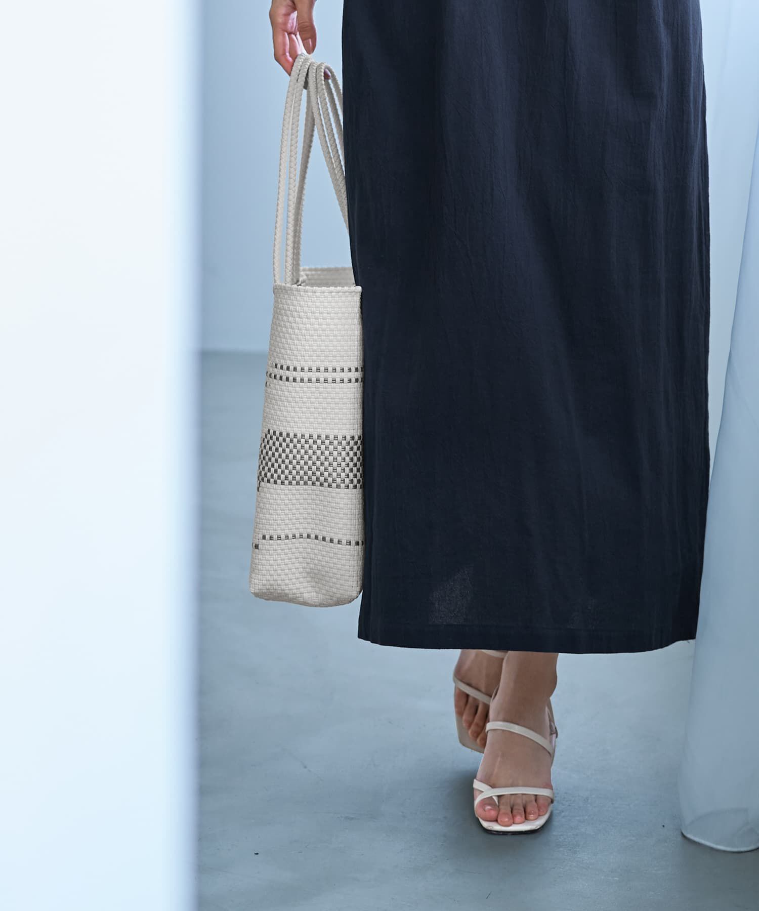 STYLE DELI「重ねVネックコットンギャザーワンピースB」|ワンピース|