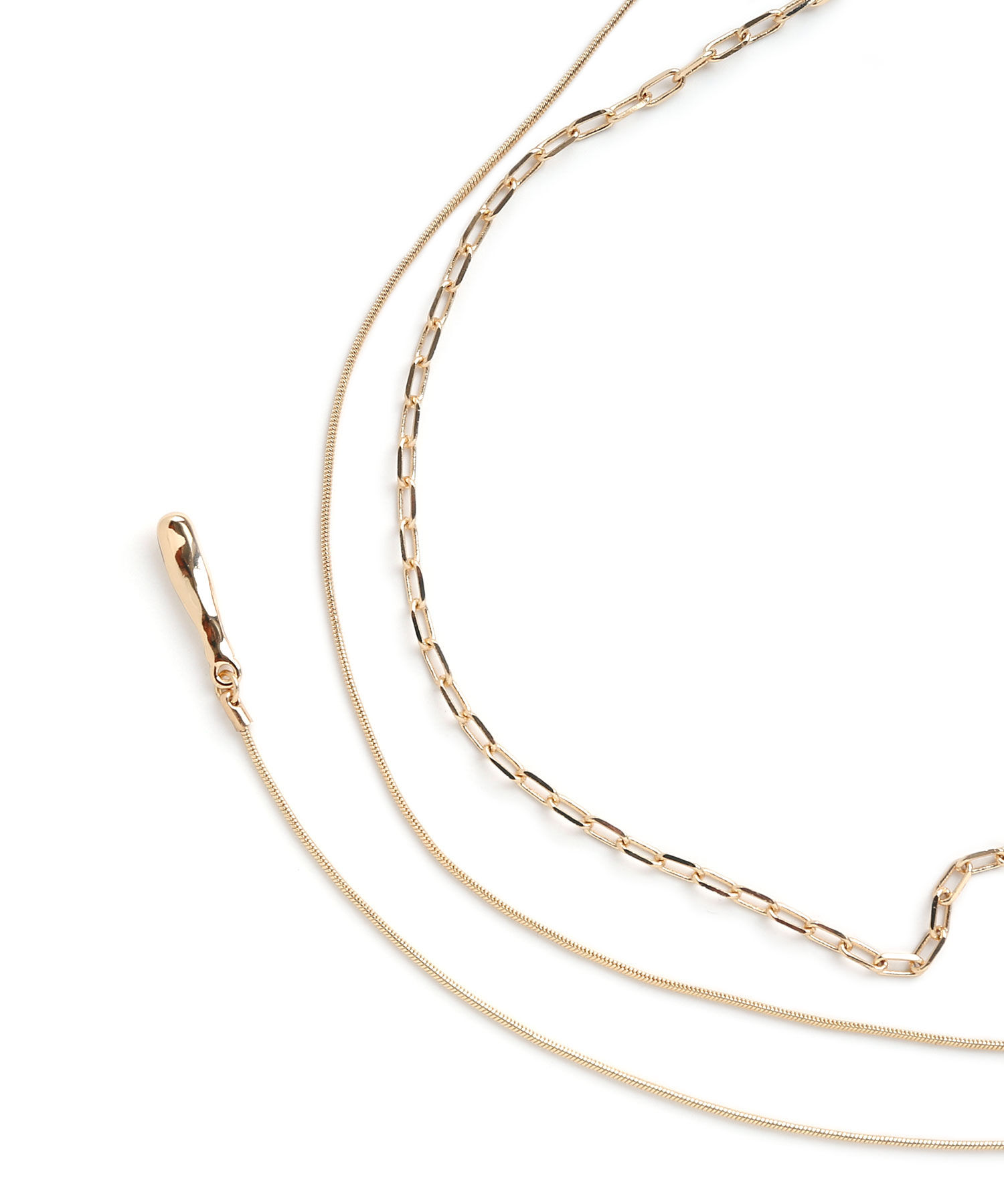 colleca la「サイドハンギング チェーンネックレス」|ネックレス|