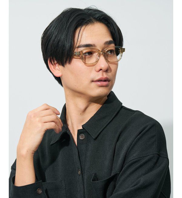  「ウエリントン型メガネ｜読書 レディース 女性用 大人可愛い 大理石｜Zoff｜CHIC レンズ交換券付」|メガネ|