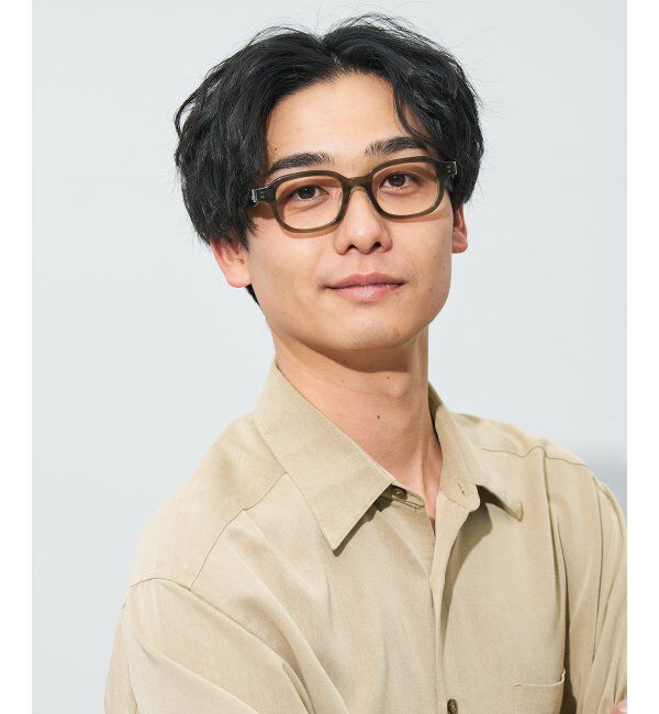  「ウエリントン型メガネ｜読書 レディース 女性用 大人可愛い 大理石｜Zoff｜CHIC レンズ交換券付」|メガネ|