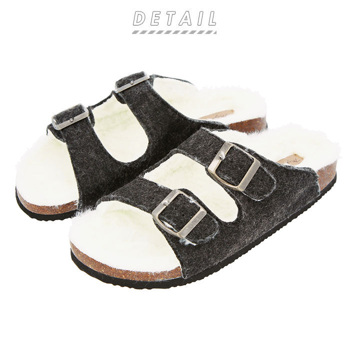 BACKYARD FAMILY「サンダル レディース 通販 圧縮フェルトサンダル 圧縮 フェルト ビーチサンダル ローヒール」|サンダル|