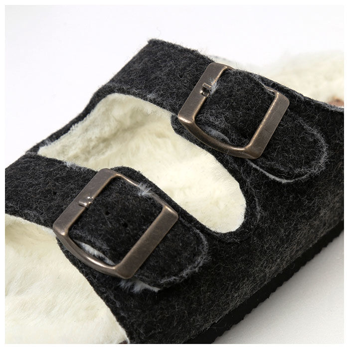 BACKYARD FAMILY「サンダル レディース 通販 圧縮フェルトサンダル 圧縮 フェルト ビーチサンダル ローヒール」|サンダル|