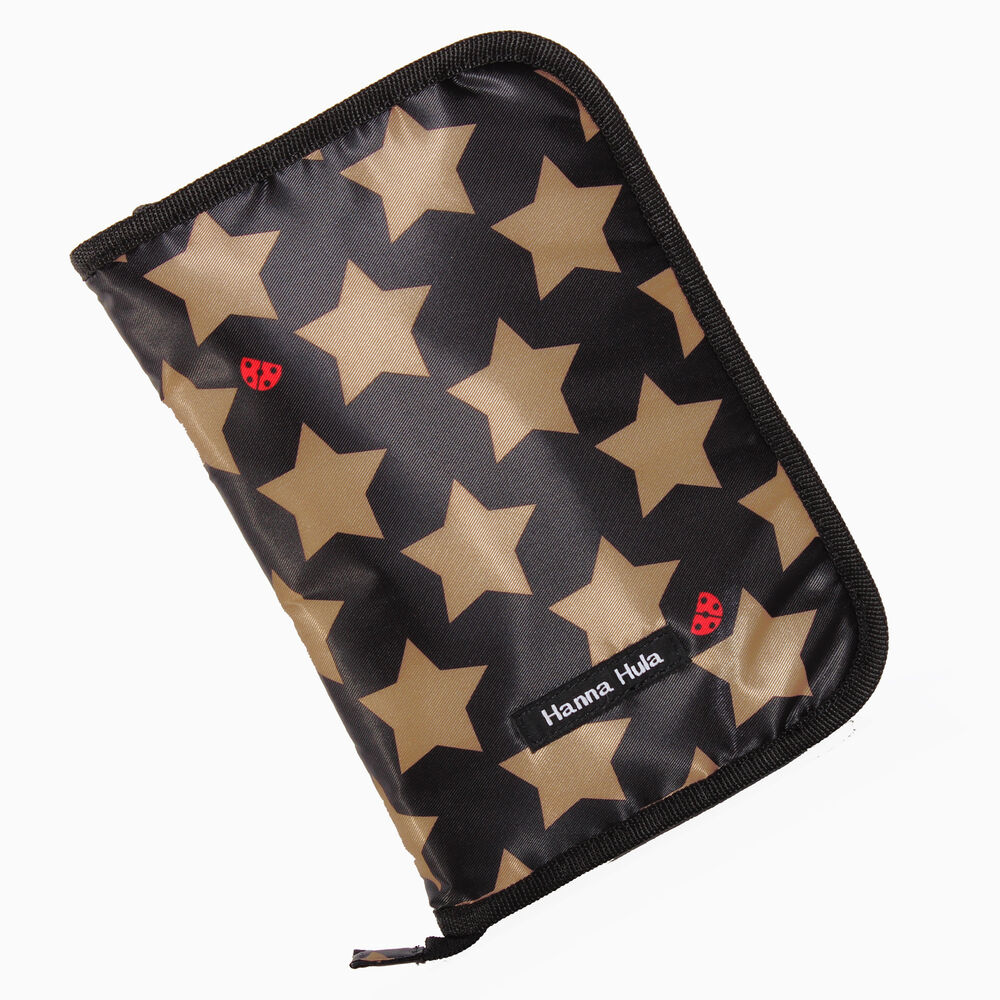 BACKYARD FAMILY「母子手帳ケース おしゃれ 通販 ブランド Hanna Hula ハンナフラ 2人分 二人分」|マタニティ・ママグッズ|ブラック4