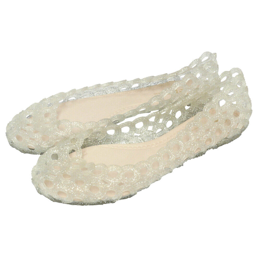 BACKYARD FAMILY「マーメイド サンダル 通販 マーメイドサンダル メッシュ フラットシューズ フラット ローヒール」|サンダル|シルバー1