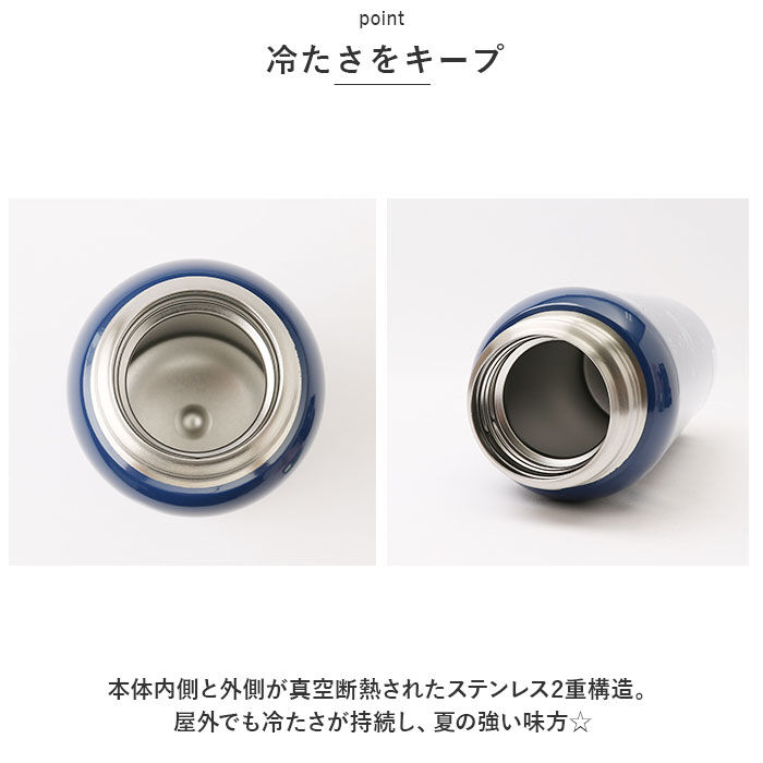 BACKYARD FAMILY「水筒 直飲み キッズ ステンレス 通販 ステンレスボトル 700ml ワンタッチボトル キッズ水筒」|食器・キッチングッズ|