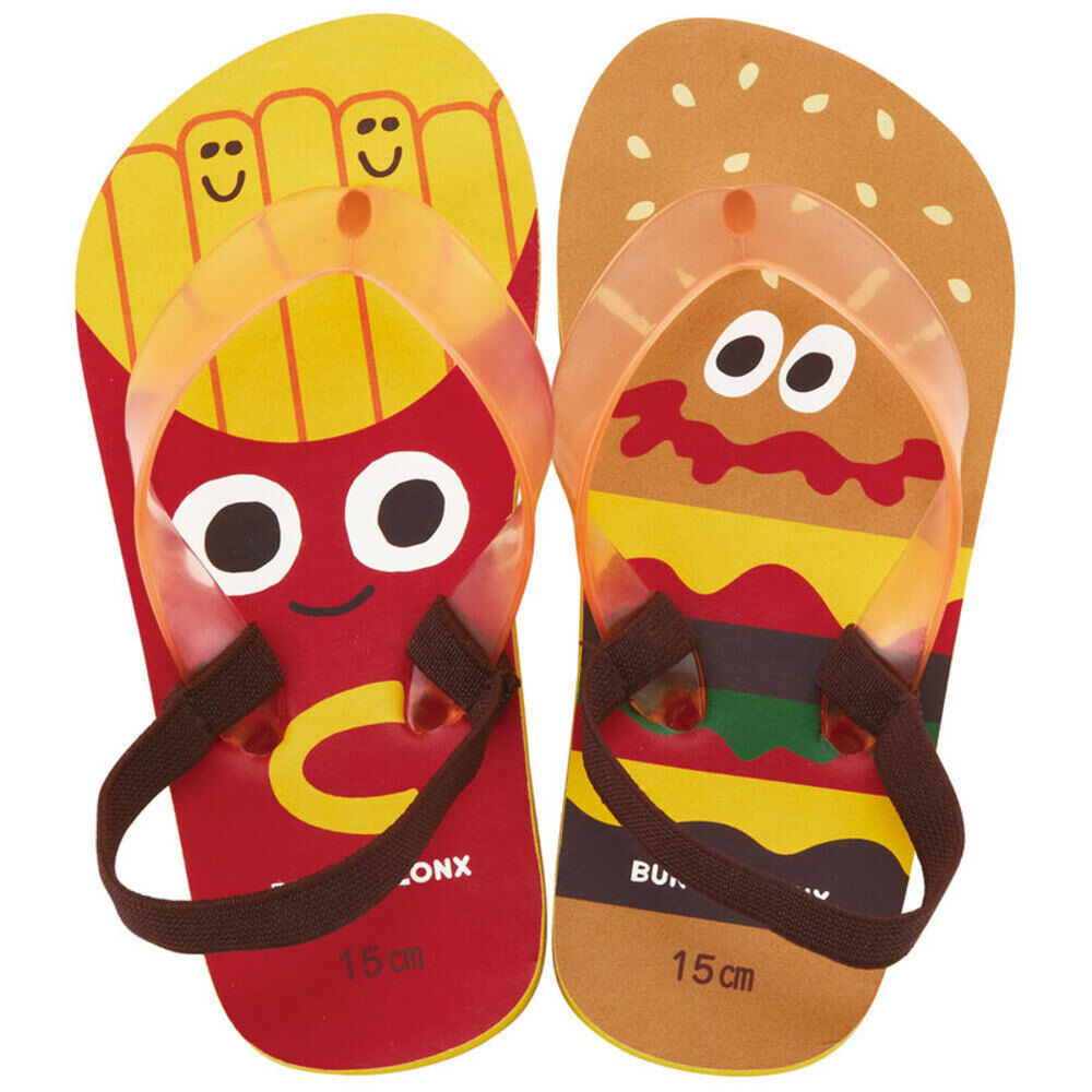 BACKYARD FAMILY「ビーチサンダル キッズ かかと付き 通販 サンダル ビーサン キャラクター グッズ ゴムバンド付き」|サンダル|レッド1
