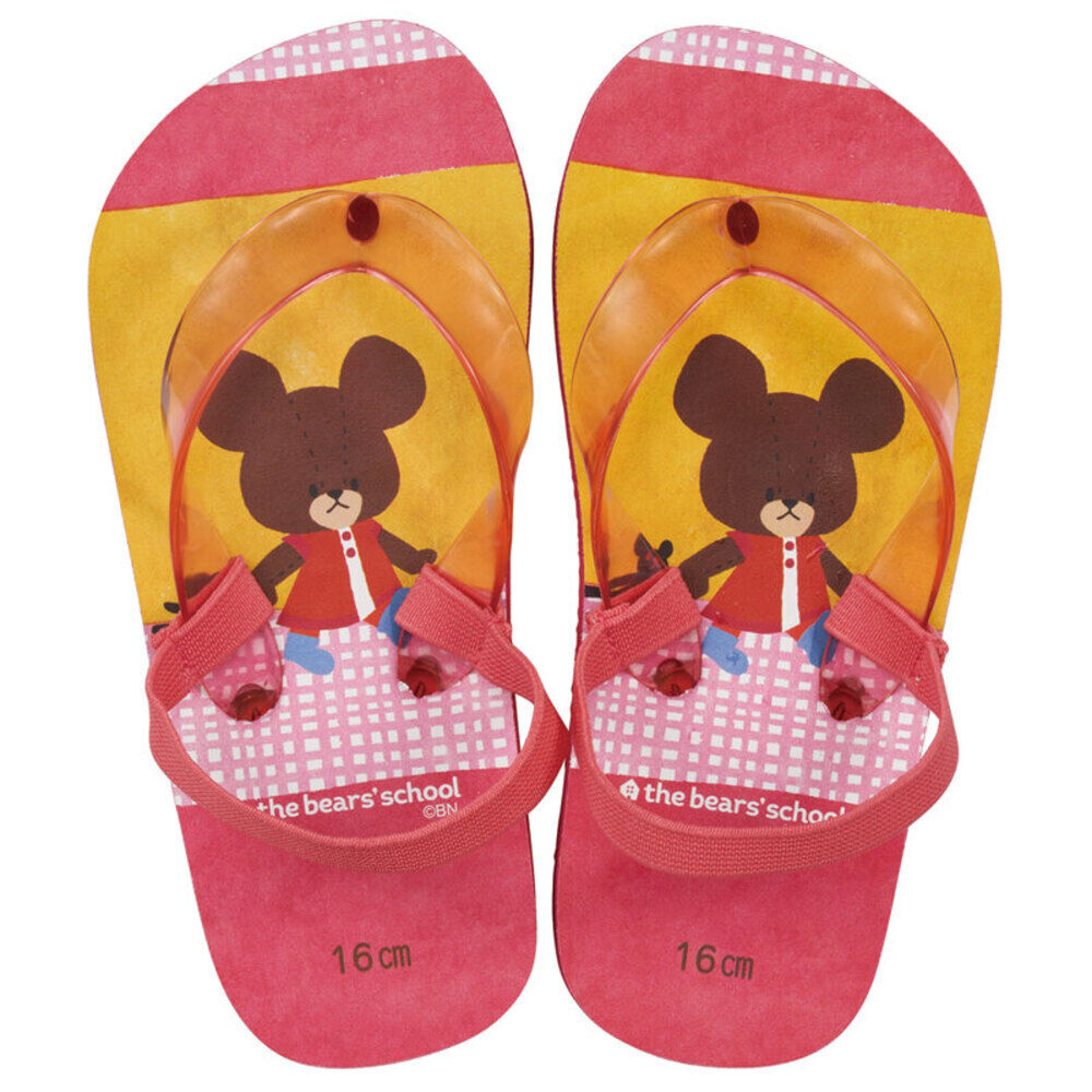 BACKYARD FAMILY「ビーチサンダル キッズ かかと付き 通販 サンダル ビーサン キャラクター グッズ ゴムバンド付き」|サンダル|レッド2