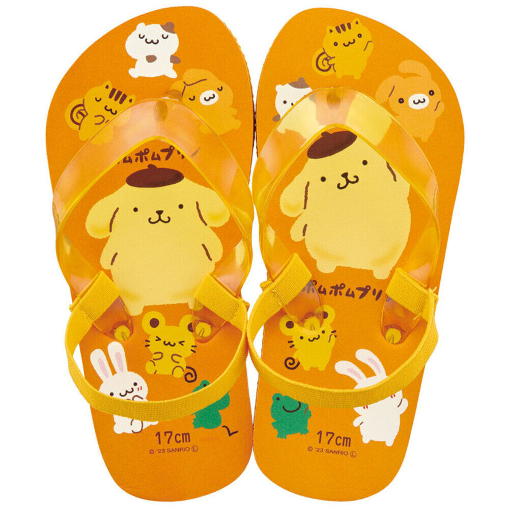 BACKYARD FAMILY「ビーチサンダル キッズ かかと付き 通販 サンダル ビーサン キャラクター グッズ ゴムバンド付き」|サンダル|オレンジ1