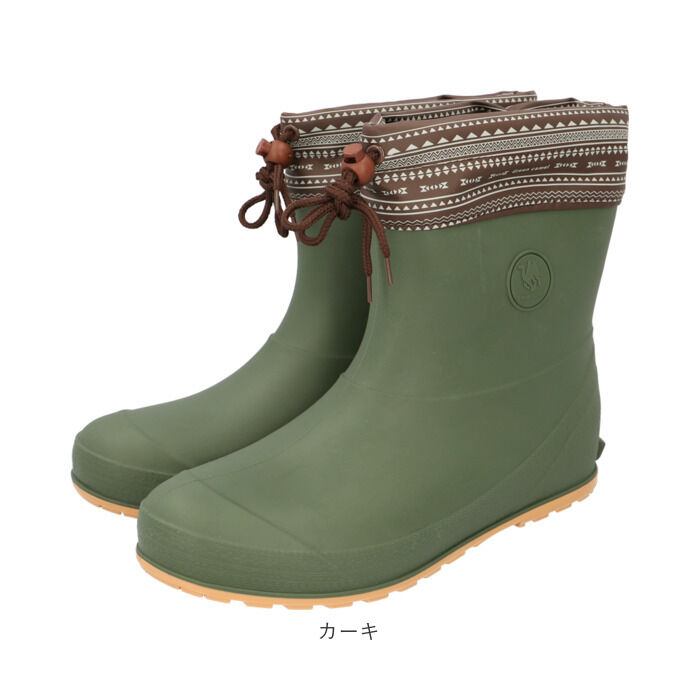 BACKYARD FAMILY「ショートブーツ レディース 通販 メンズ レインシューズ フード付 ショート 長靴 ながぐつ 軽量」|その他|