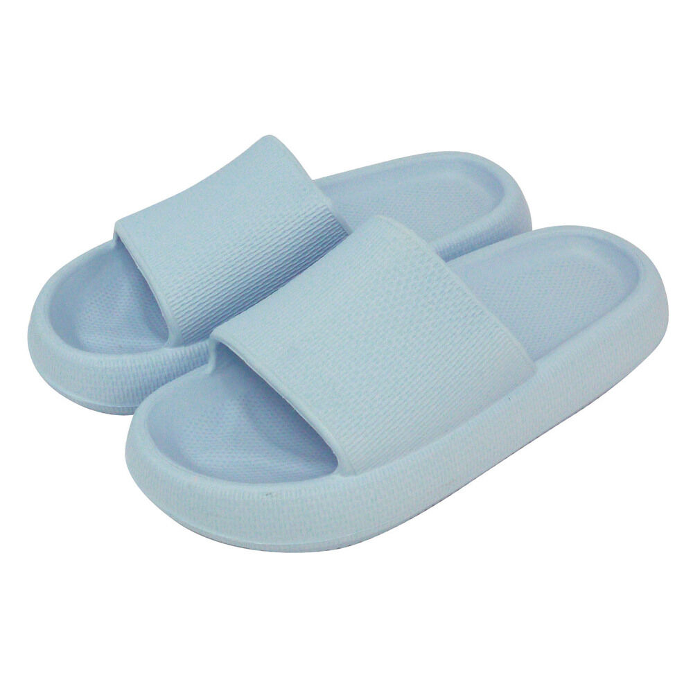 BACKYARD FAMILY「eva サンダル レディース 通販 おしゃれ かわいい 厚底 スリッパ 軽量 歩きやすい」|サンダル|ブルー1