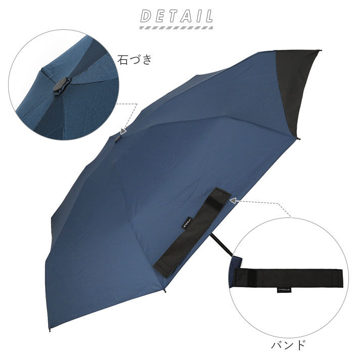 BACKYARD FAMILY「マブ mabu 折りたたみ傘 メンズ 通販 折り畳み傘 後ろが長い 晴雨兼用 雨晴兼用 58cm」|傘|