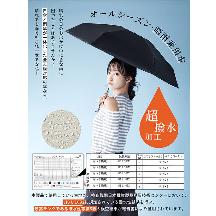 BACKYARD FAMILY「KIZAWA 日傘 折りたたみ 通販 キザワ M50BC065RPI 折りたたみ傘 折りたたみ日傘」|傘|