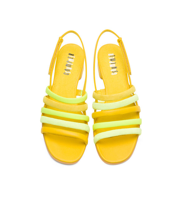 CAMPER「[カンペール] TWINS / ストラップサンダル プレーントゥ 5.1cmヒール」|サンダル|