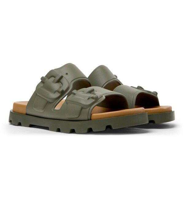 CAMPER「[カンペール] BRUTUS SANDAL / サンダル」|サンダル|カーキ