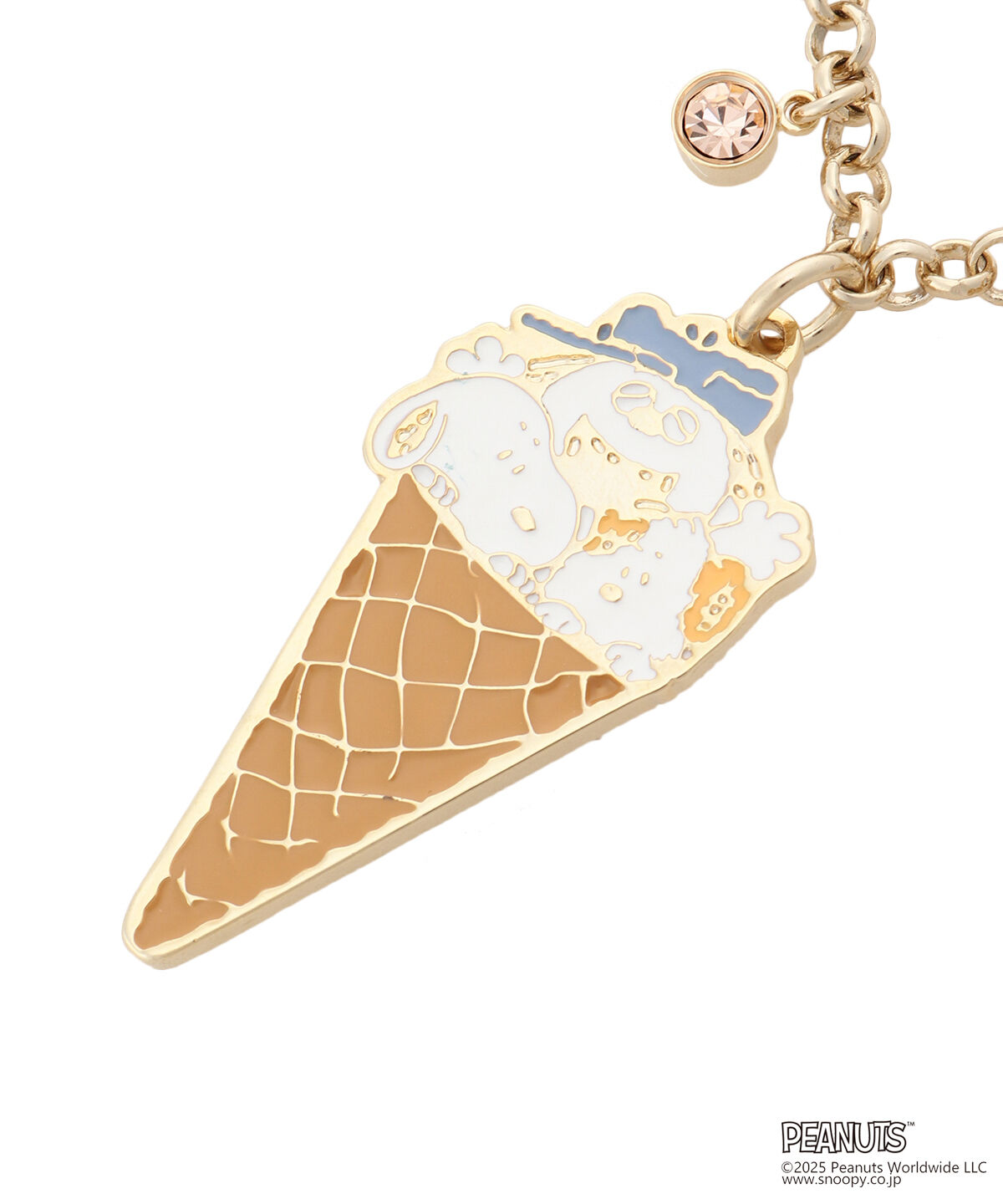 Samantha Thavasa「「スヌーピー」コレクション バッグチャーム（アイスクリーム）」|チャーム・キーホルダー|