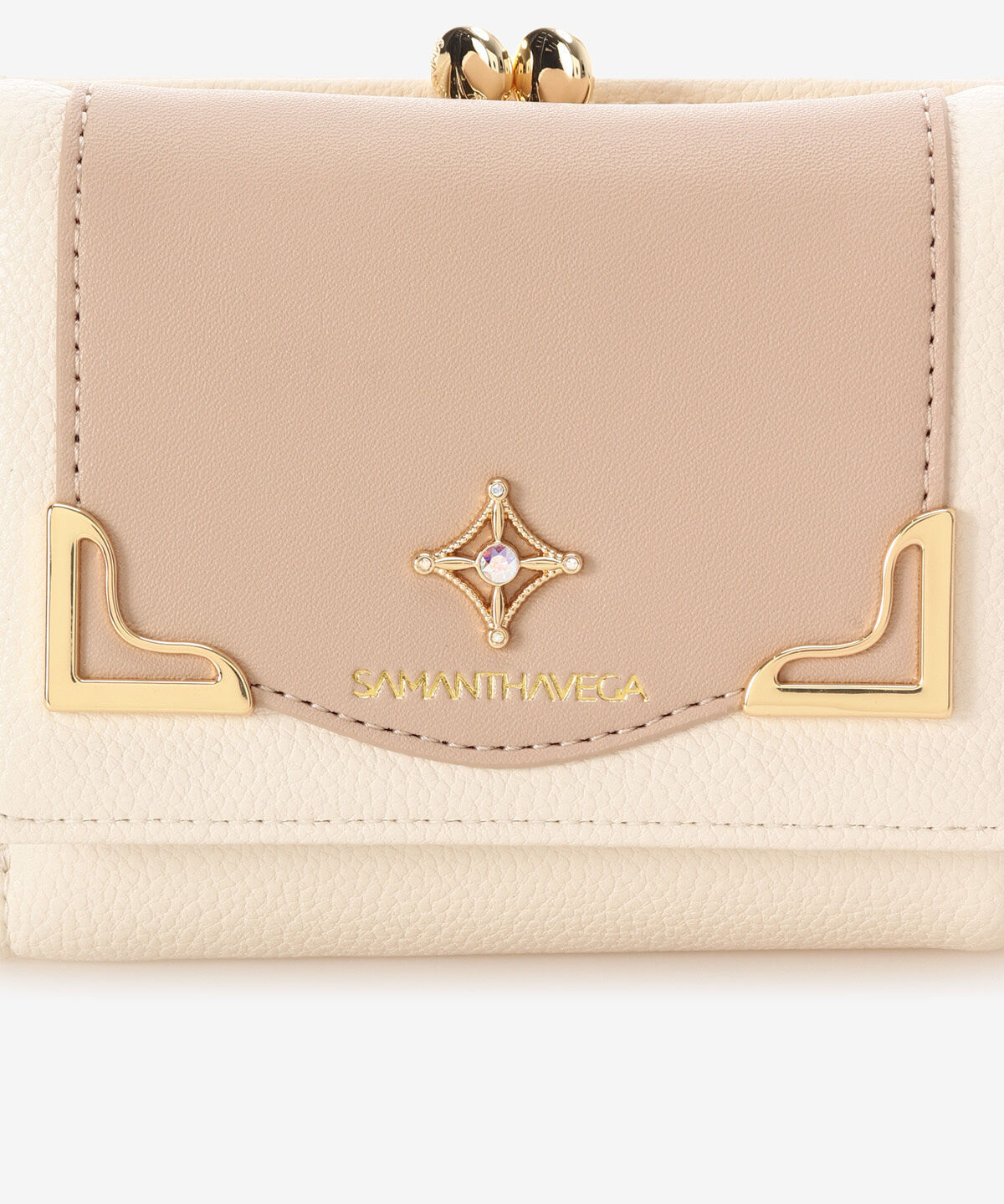 Samantha Vega「サイドダイヤカット折財布」|財布|