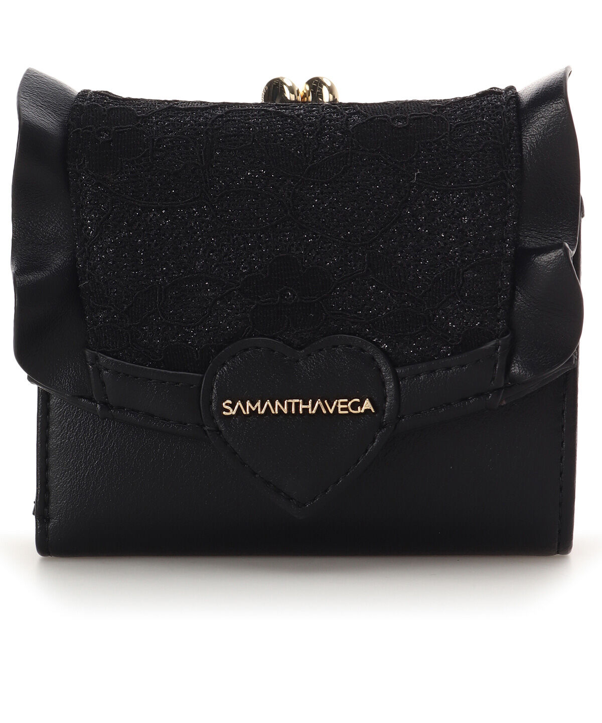 Samantha Vega「レースハートベルト折財布」|財布|