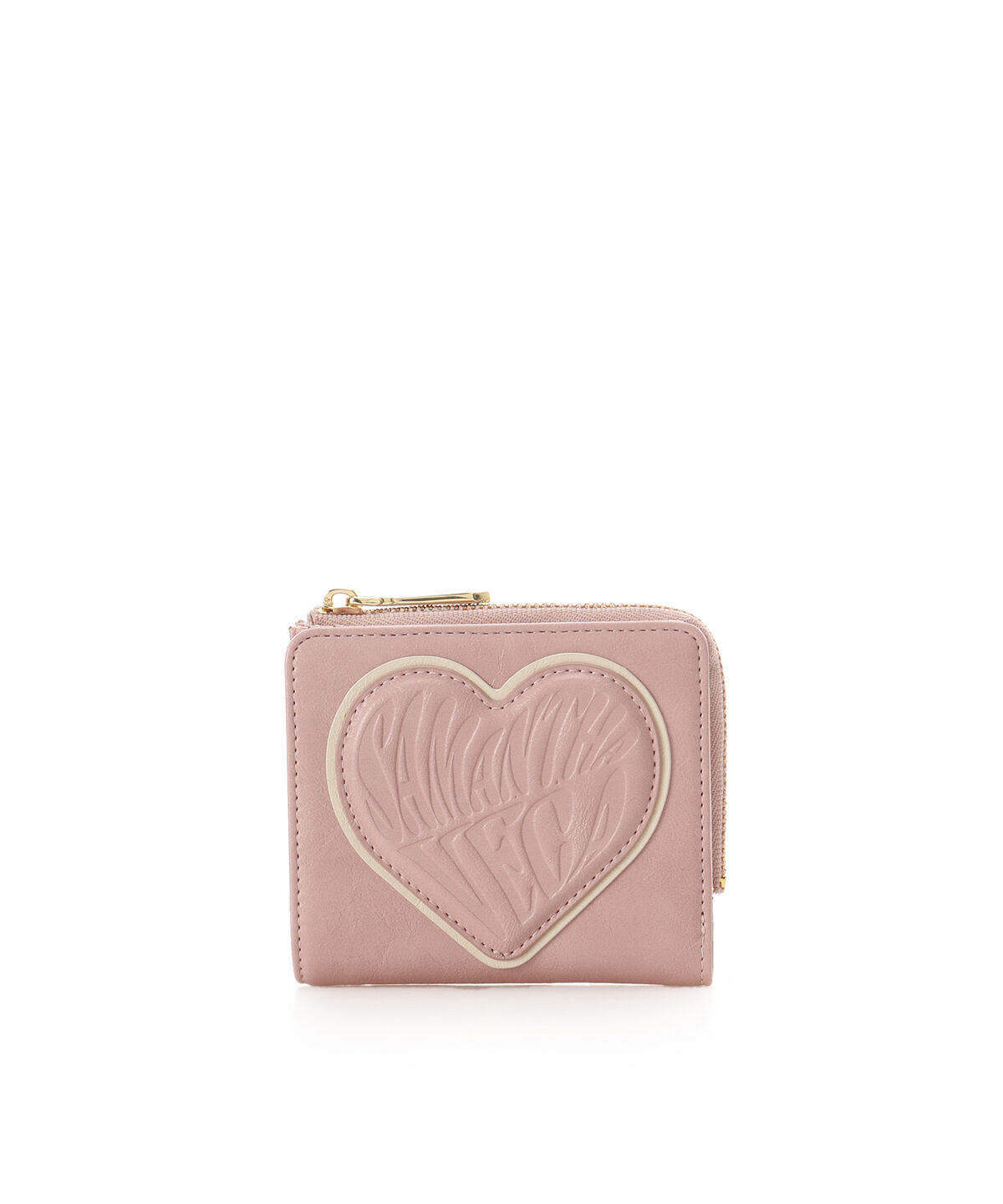 Samantha Vega「クラシックハート折財布」|財布|ピンク