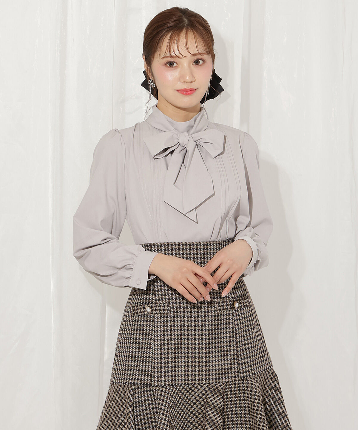 WILLSELECTION「ボリュームスリーブピンタックブラウス」|シャツ・ブラウス|