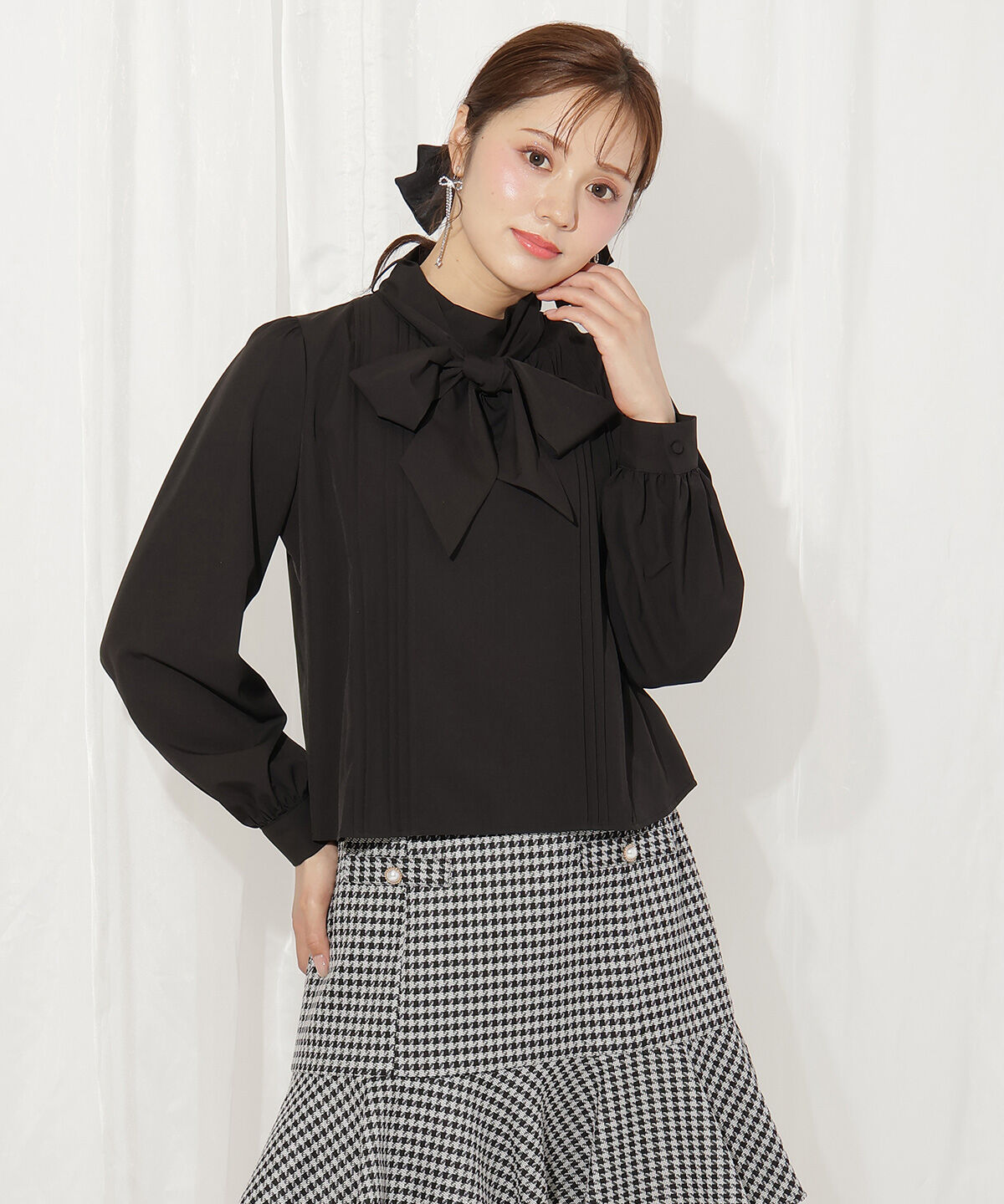 WILLSELECTION「ボリュームスリーブピンタックブラウス」|シャツ・ブラウス|