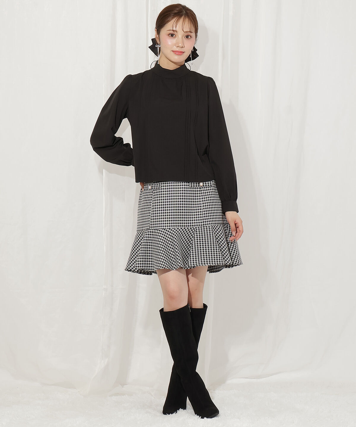 WILLSELECTION「ボリュームスリーブピンタックブラウス」|シャツ・ブラウス|