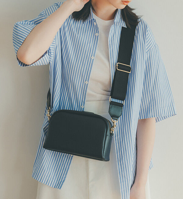 TOPKAPI BREATH「【WEB限定】RIPPLE FLIGHT/リプル フライト ショルダーバッグ　トラベル旅行」|ショルダー・メッセンジャー|ブラック