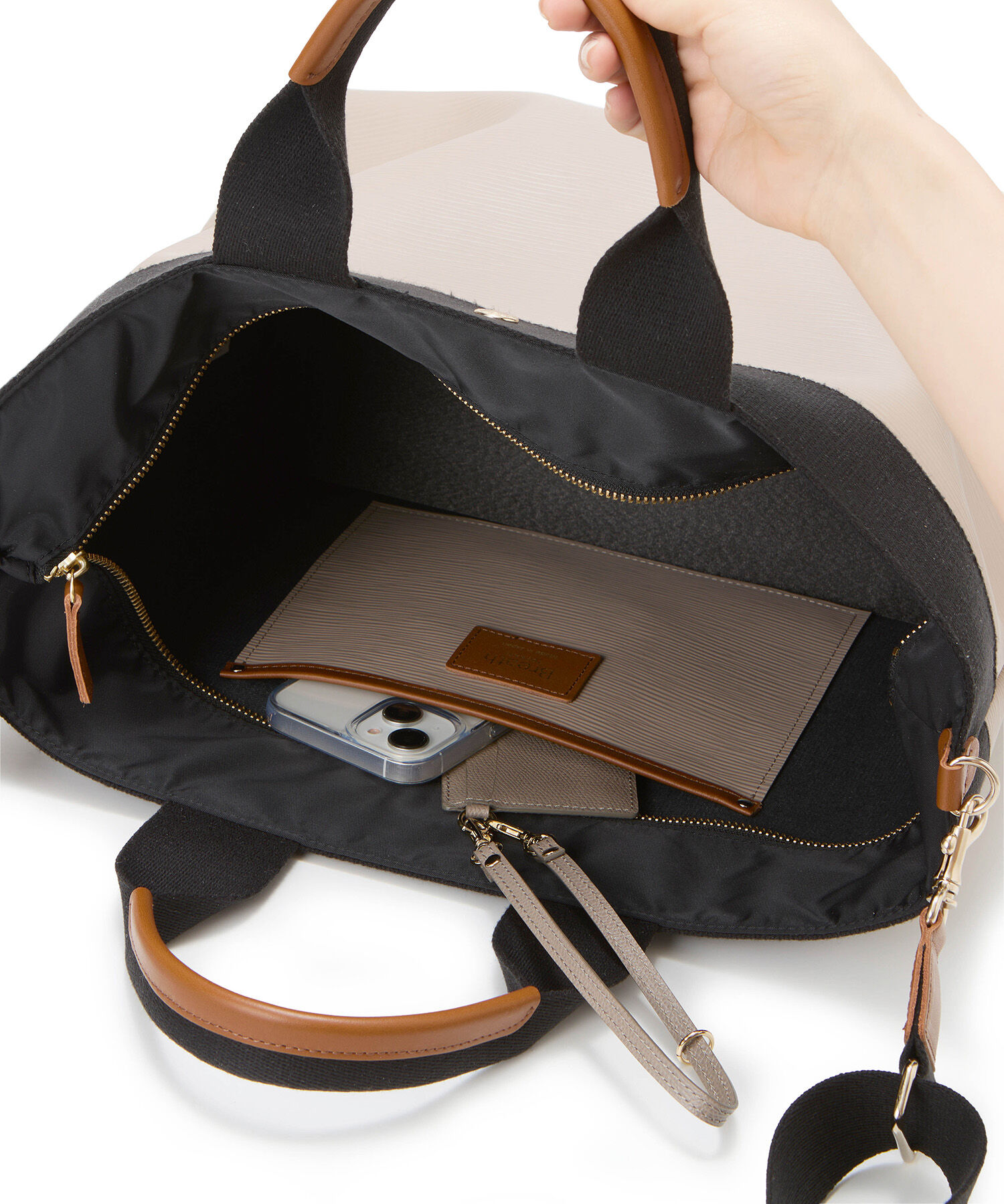 TOPKAPI BREATH「【人気色が限定復活！】【Breath TOPKAPI】RIPPLE リプル A4 トート バッグ L（ショルダー付き）」|ハンドバッグ|