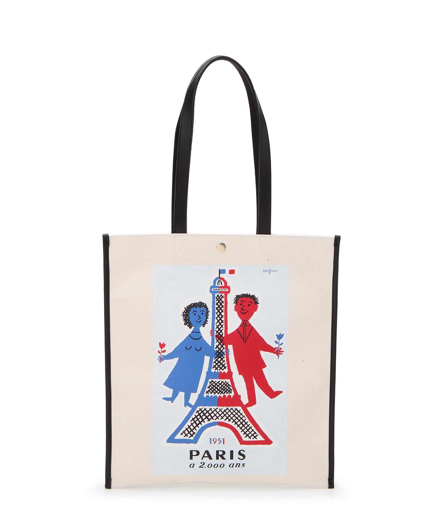 TOPKAPI BREATH「サヴィニャック &times; Breath TOPKAPI アート プリント フラット オーガニックキャンバス トート バッグ」|トートバッグ|