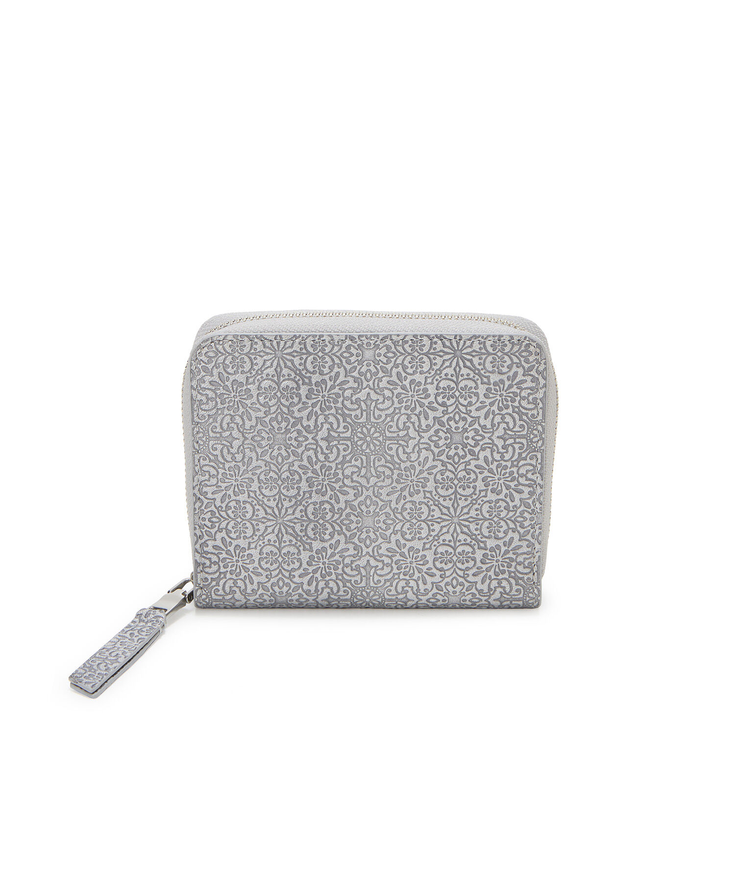 TOPKAPI TREASURE「【TREASURE TOPKAPI】オリジナル エンボスレザー ラウンド 二つ折り財布」|財布|シルバー