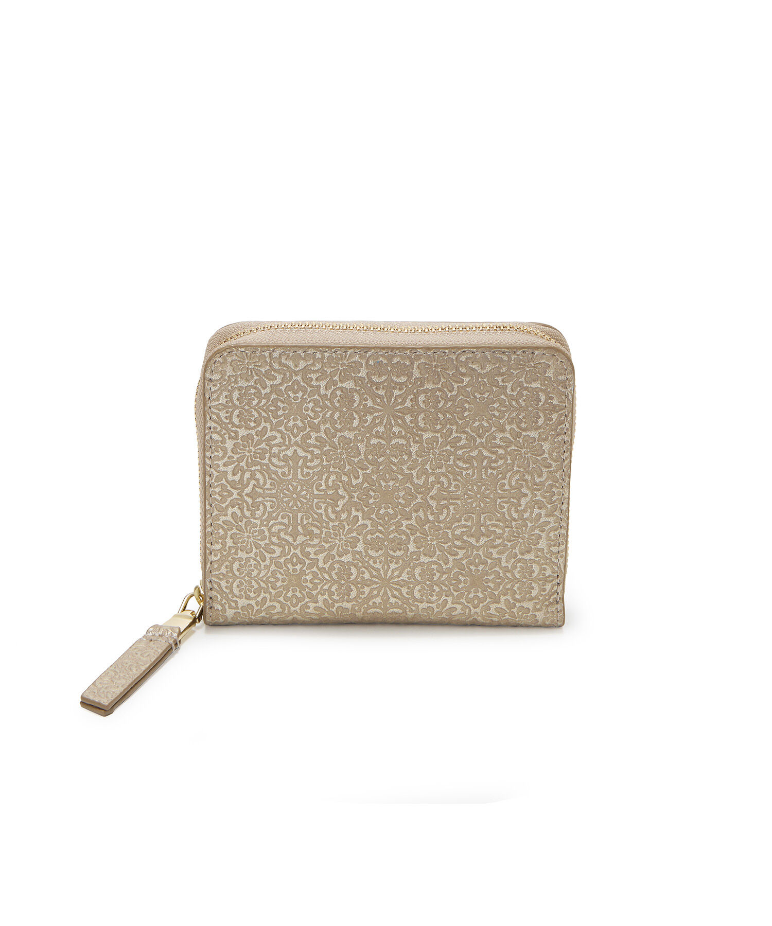 TOPKAPI TREASURE「【TREASURE TOPKAPI】オリジナル エンボスレザー ラウンド 二つ折り財布」|財布|ブロンズ