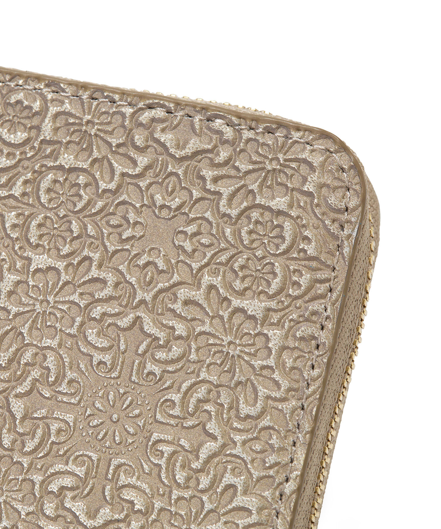 TOPKAPI TREASURE「【TREASURE TOPKAPI】オリジナル エンボスレザー ラウンド 二つ折り財布」|財布|