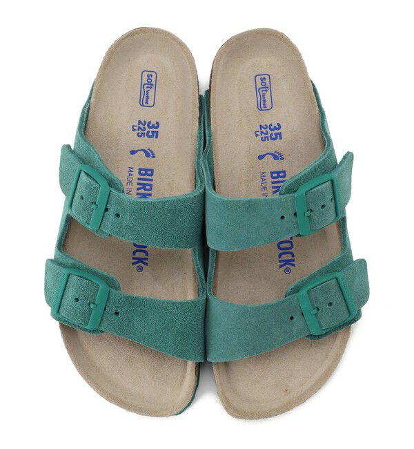 BIRKENSTOCK「【ビルケンシュトック】アリゾナ/ダークティール スエードレザー/サンダル レディース/ARIZONA」|サンダル|