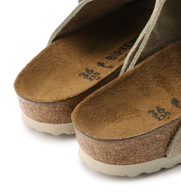 BIRKENSTOCK「【ビルケンシュトック】キョウト/トープ スエードレザー ヌバックレザー/サンダル レディース」|サンダル|