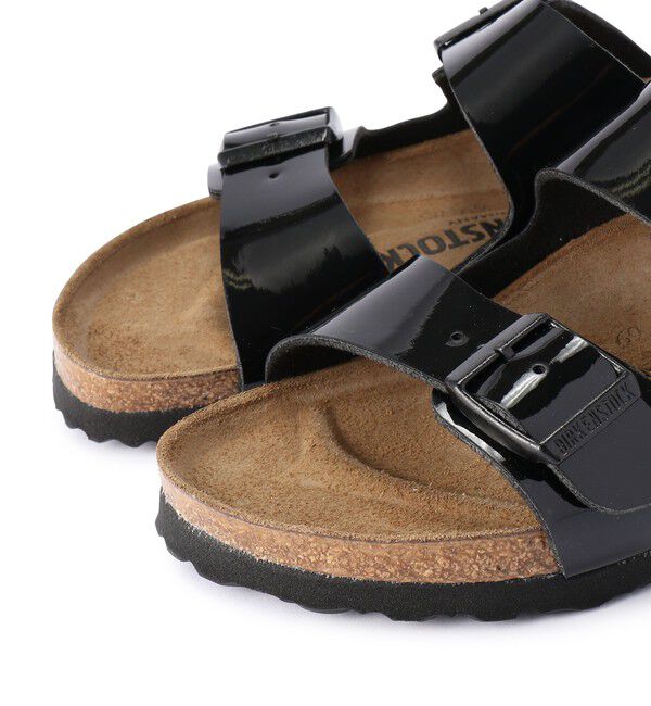 BIRKENSTOCK「【ビルケンシュトック】アリゾナ/パテントブラック ビルコフロー/サンダル レディース」|サンダル|