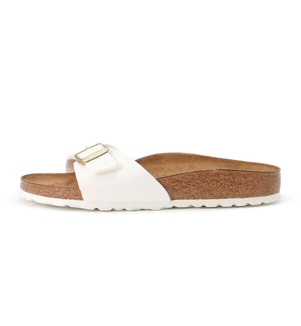 BIRKENSTOCK「【ビルケンシュトック】マドリッド/パテントホワイト ビルコフロー/サンダル レディース」|サンダル|