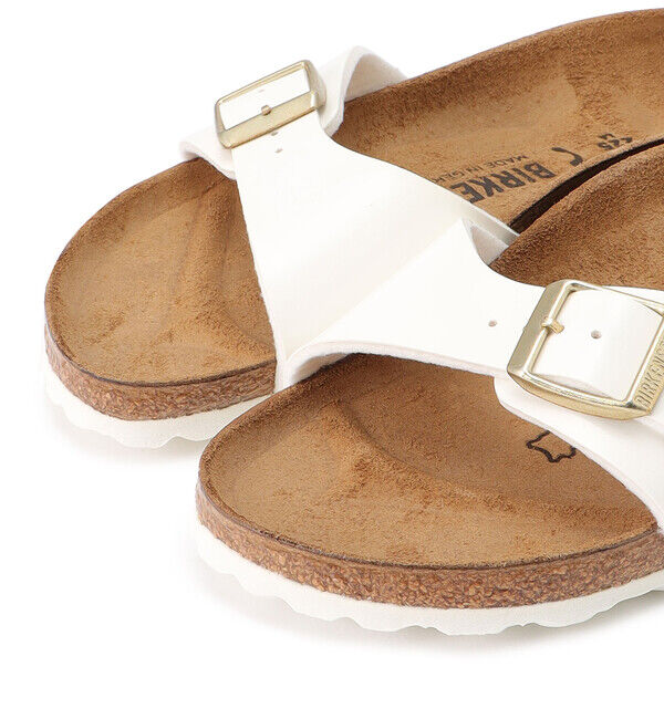 BIRKENSTOCK「【ビルケンシュトック】マドリッド/パテントホワイト ビルコフロー/サンダル レディース」|サンダル|