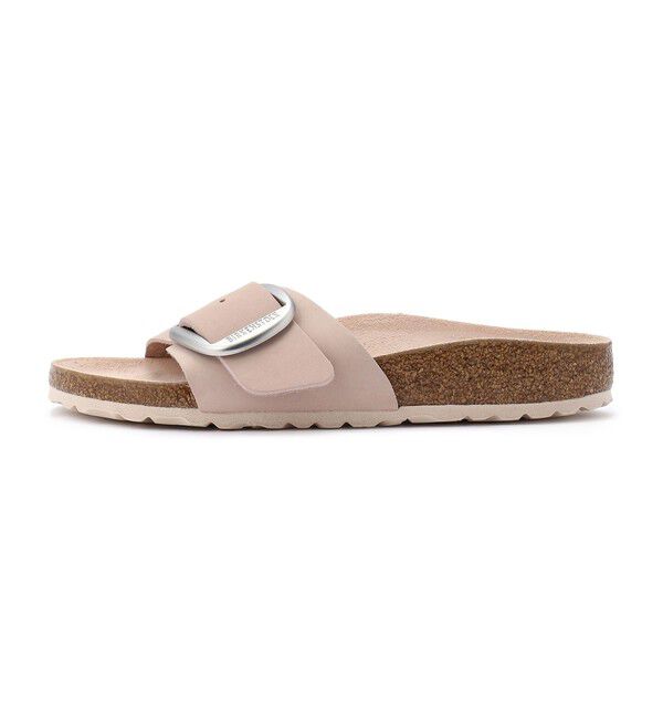BIRKENSTOCK「【ビルケンシュトック】マドリッド ビッグバックル/ライトローズ ヌバックレザー/サンダル レディース」|サンダル|