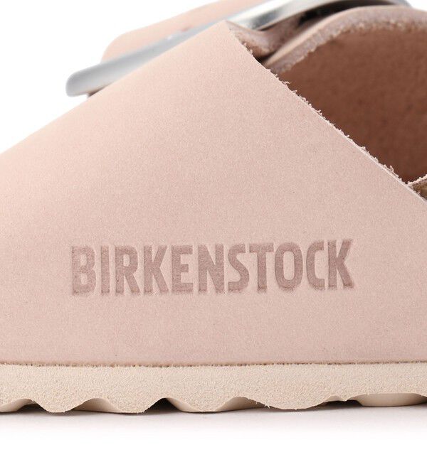 BIRKENSTOCK「【ビルケンシュトック】マドリッド ビッグバックル/ライトローズ ヌバックレザー/サンダル レディース」|サンダル|
