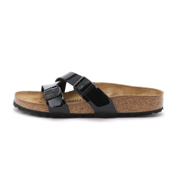 BIRKENSTOCK「【ビルケンシュトック】ヤオ バランス/パテントブラック ビルコフロー/サンダル レディース」|サンダル|