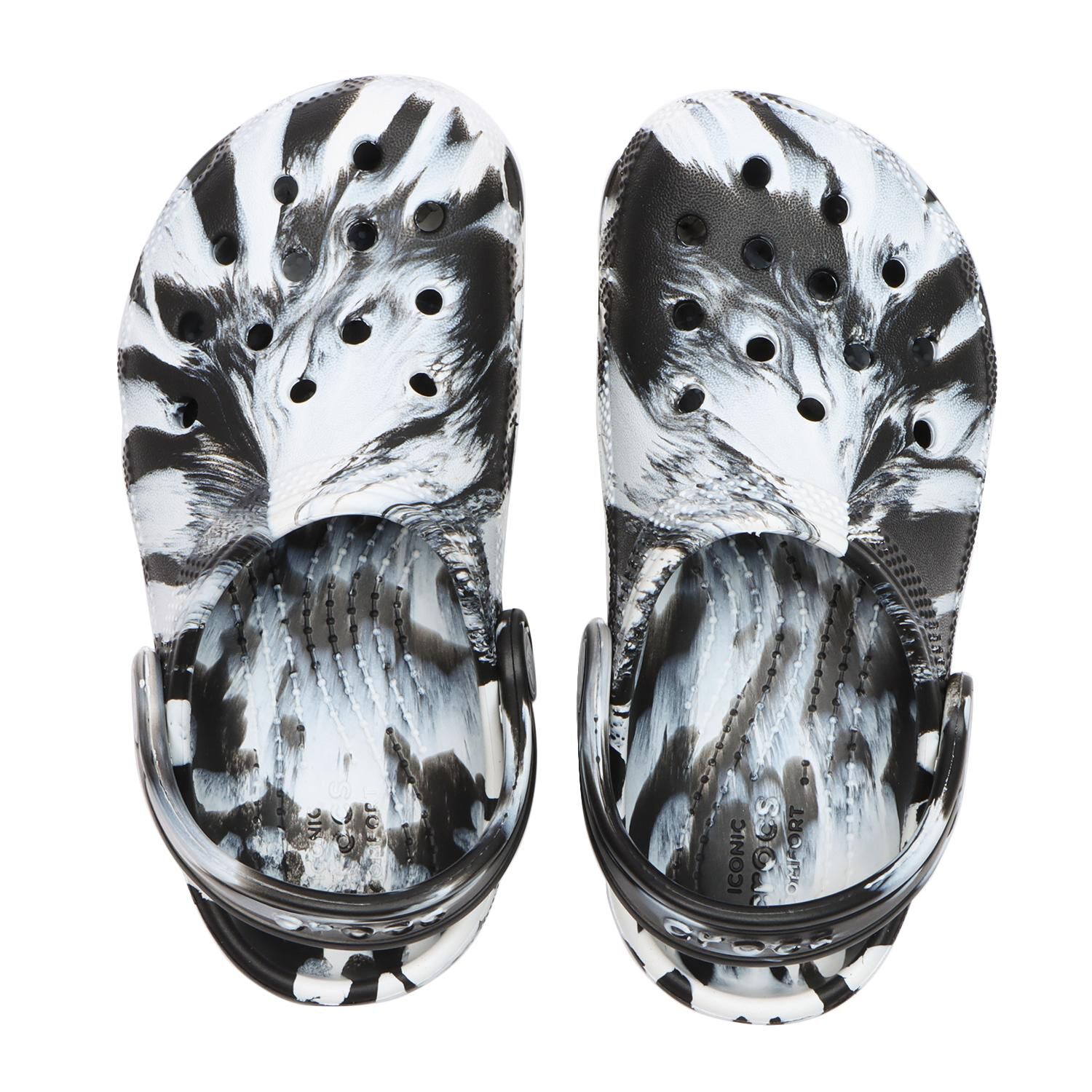 crocs「【crocs】18-21 CLASSIC MARBLED CLOG K」|サンダル|