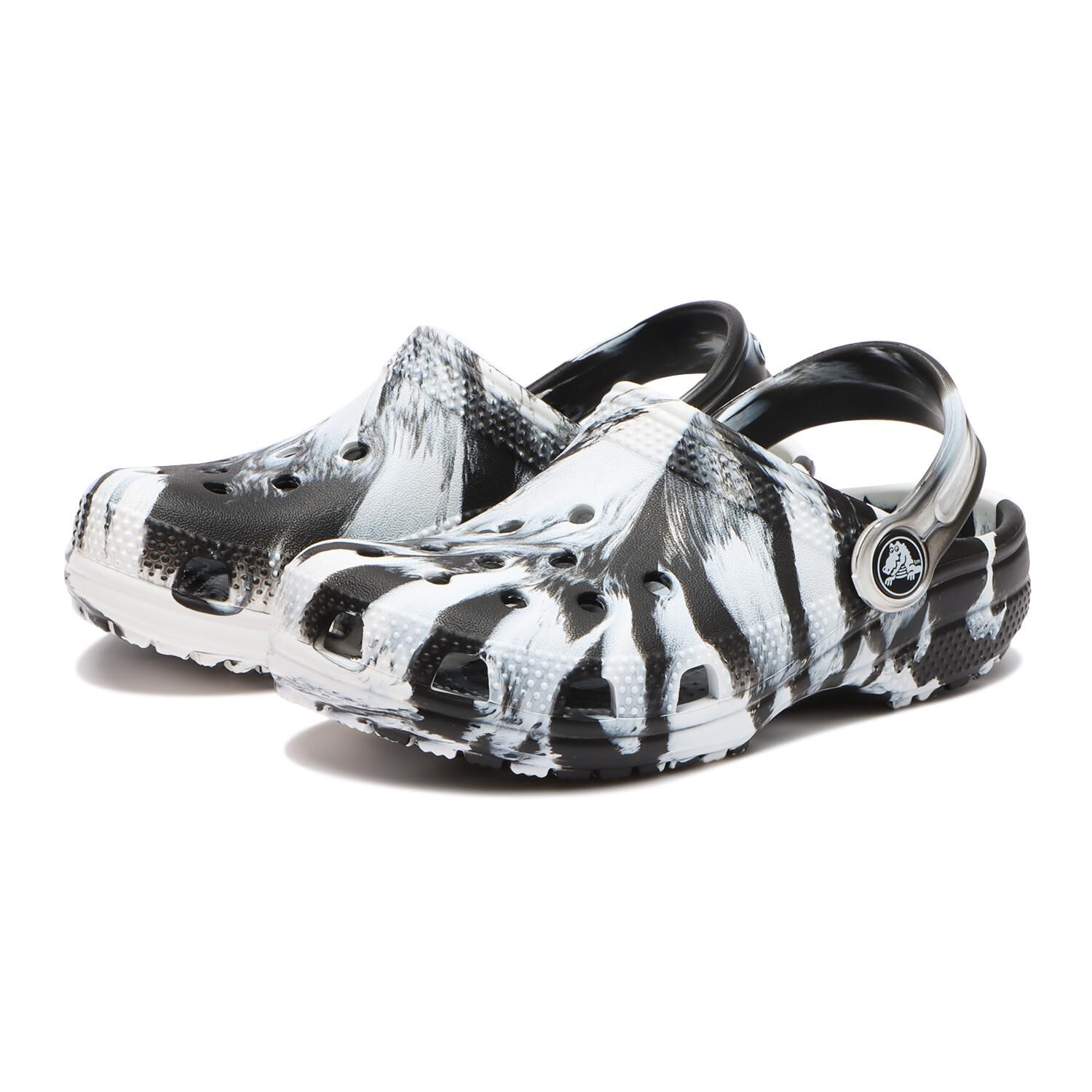 crocs「【crocs】18-21 CLASSIC MARBLED CLOG K」|サンダル|