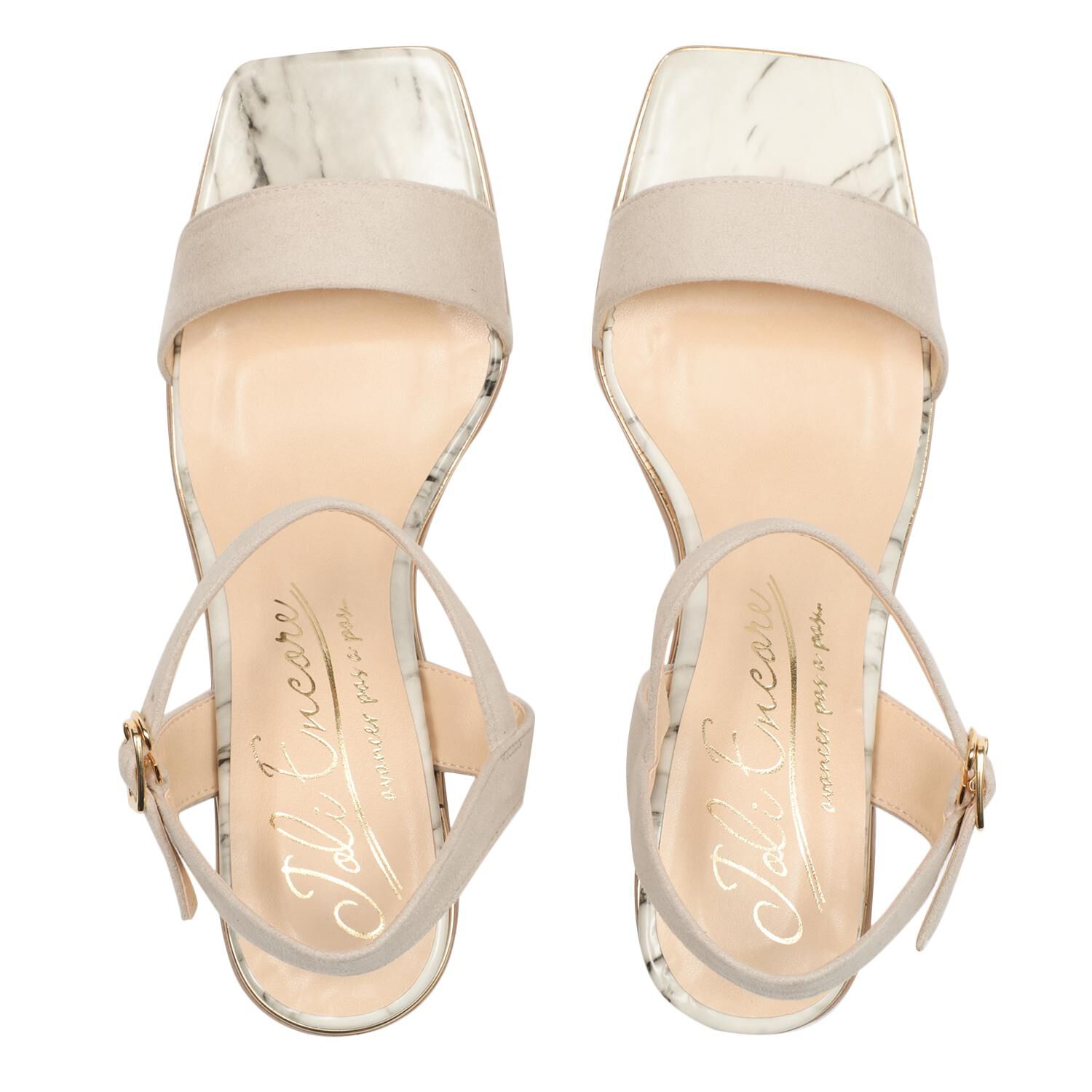 JOLI ENCORE「【JOLI ENCORE(FR)】GOLDLINE SANDAL 5」|サンダル|