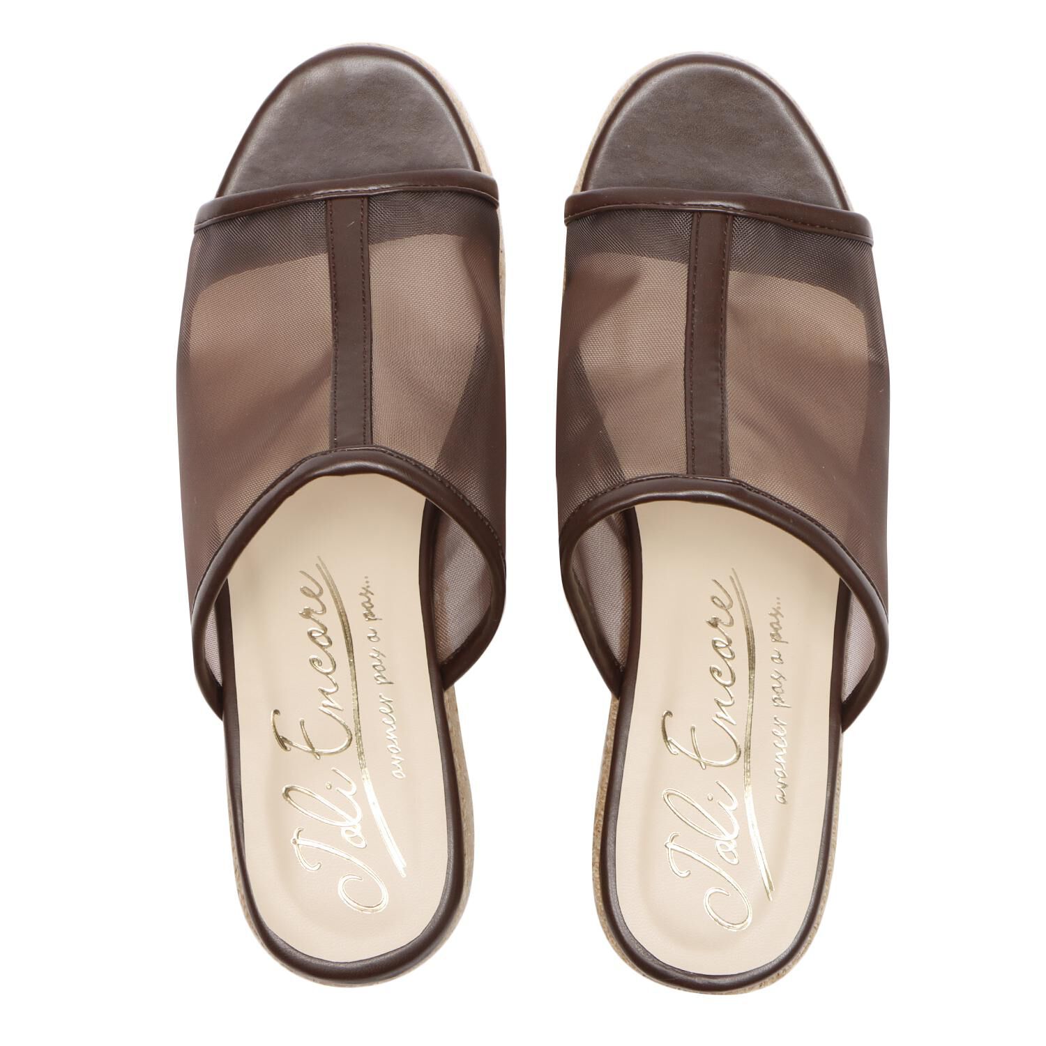 JOLI ENCORE「【JOLI ENCORE(FR)】WEDGE SOLE MULE 9」|サンダル|