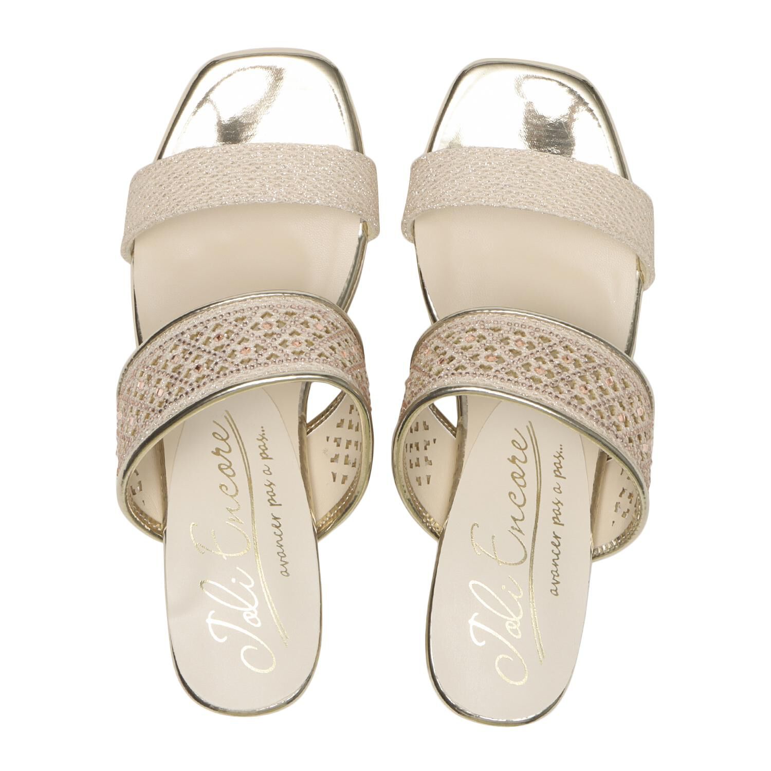JOLI ENCORE「【JOLI ENCORE(FR)】DOUBLE BELT SANDALS 4.5」|サンダル|