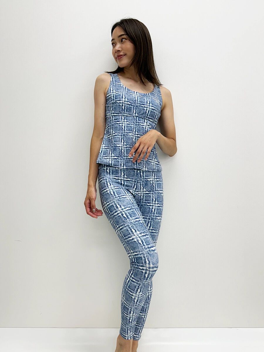 ALBOVE「ブロック調チェック柄タンクブラトップス」|その他|