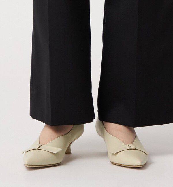 ODETTE E ODILE「ソフトVリボン パンプス40&darr;&uarr;」|パンプス|
