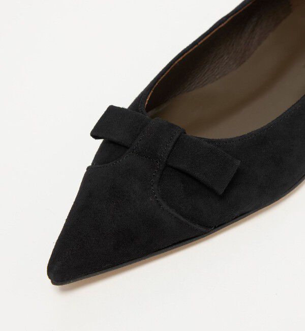 ODETTE E ODILE「ウィングリボンポインテッド フラット20&uarr;」|パンプス|