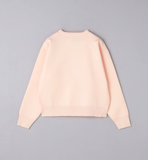 UNITED ARROWS「スウェットライク クルーネック ニットプルオーバー」|ニット・セーター|