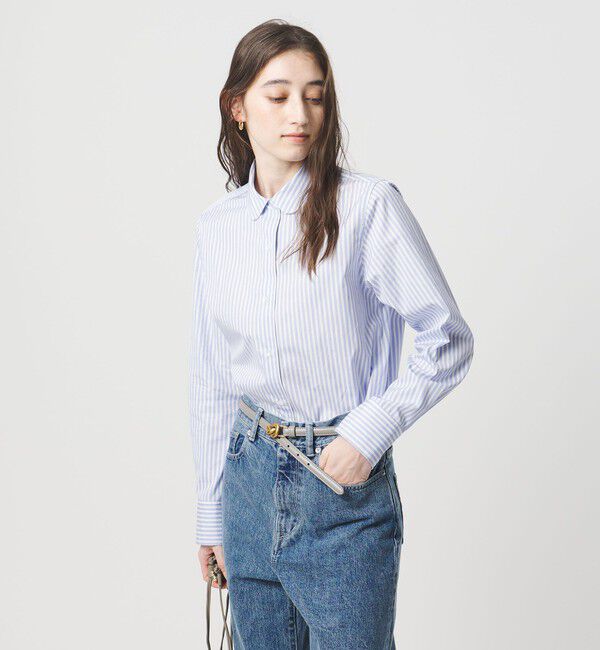 UNITED ARROWS「SOKTAS ラウンドカラー シャツ」|シャツ・ブラウス|